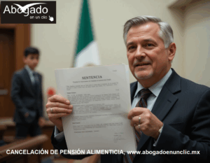 Hombre logra cancelar pensión alimenticia injusta con ayuda legal.