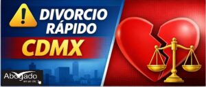 Divorcio en CDMX firma de documentos legales para separación matrimonial rápida y sin complicaciones
