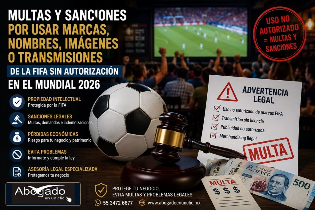 Multas por usar marcas del mundial de Futbol
