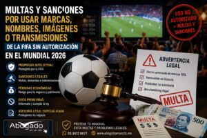 Multas por usar marcas del mundial de Futbol